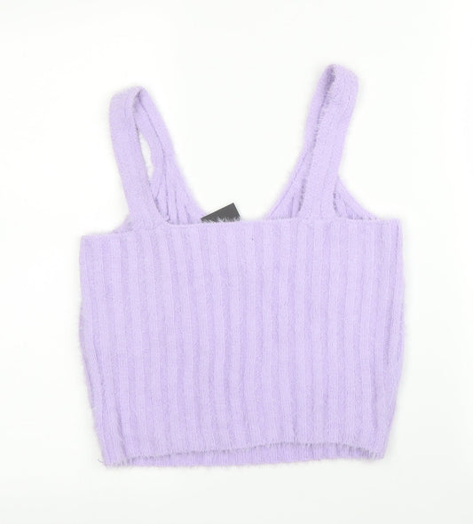 New Look Womens Purple   Basic Tank Size L