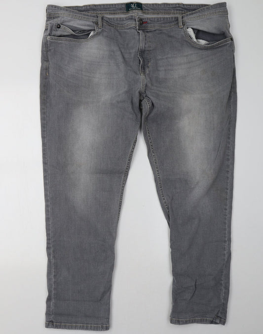 all jeans Womens Grey  Denim Straight Jeans Size 46 L32 in