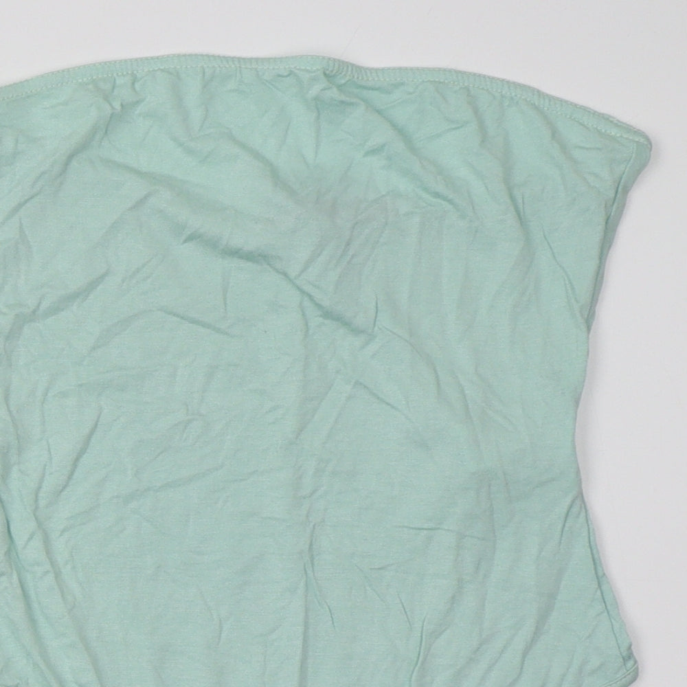 I SAW IT FIRST Womens Green   Bodysuit One-Piece Size 8