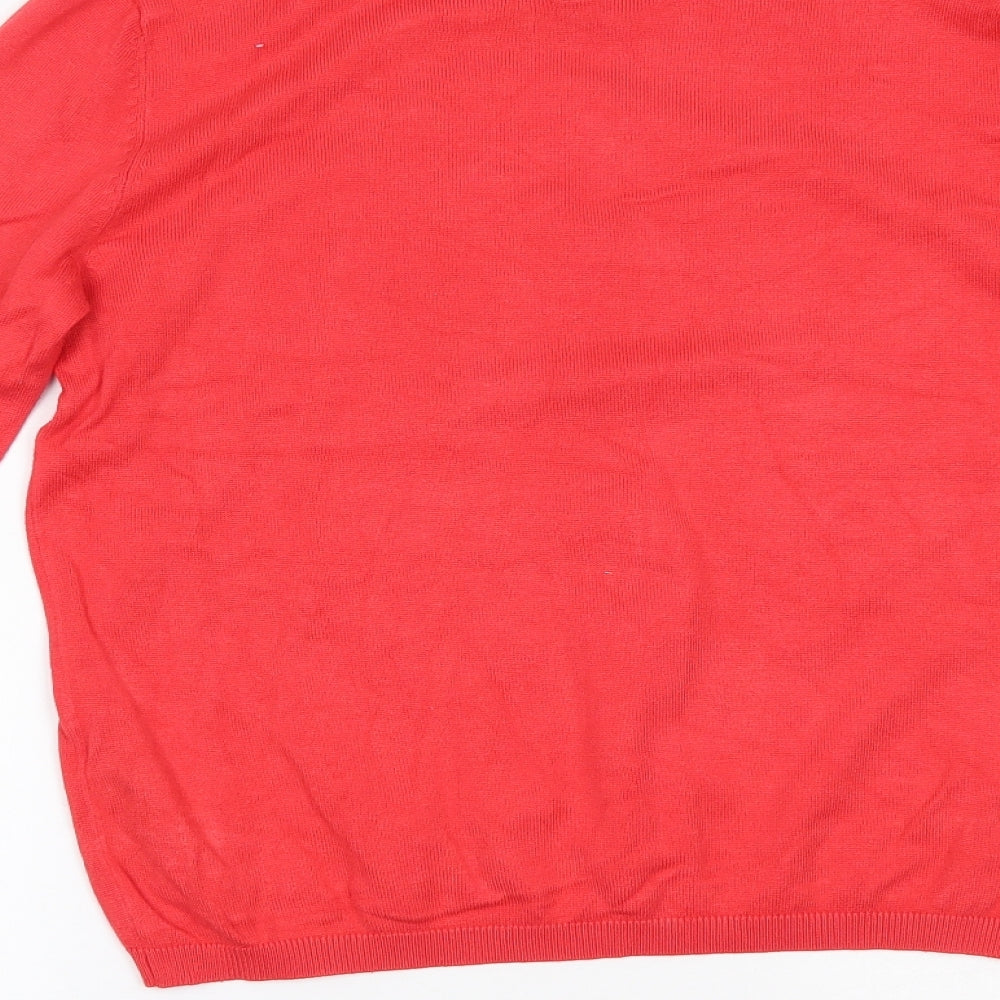 Debenhams Womens Red   Basic Blouse Size 12