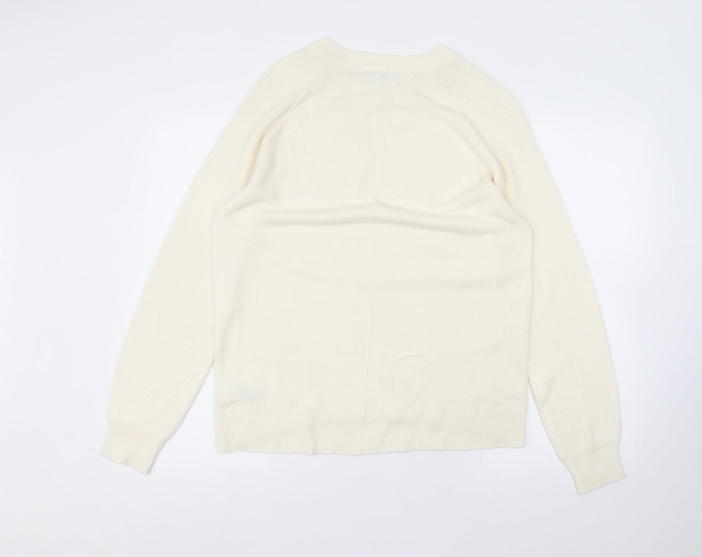 NEXT Womens White   Pullover Jumper Size S