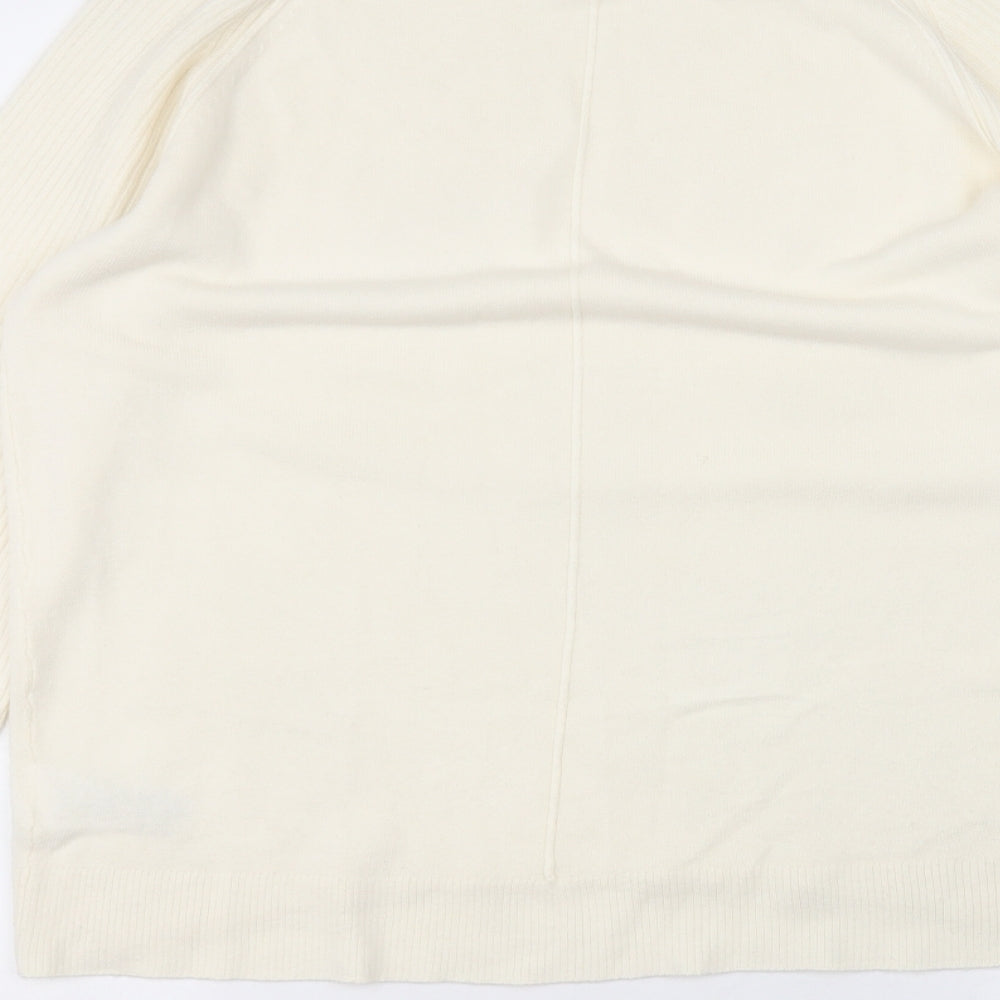 NEXT Womens White   Pullover Jumper Size S