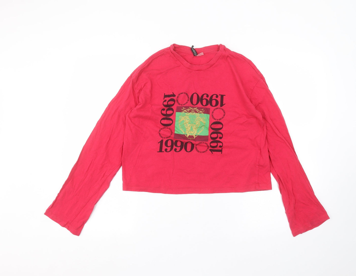 H&M Womens Pink   Basic T-Shirt Size S