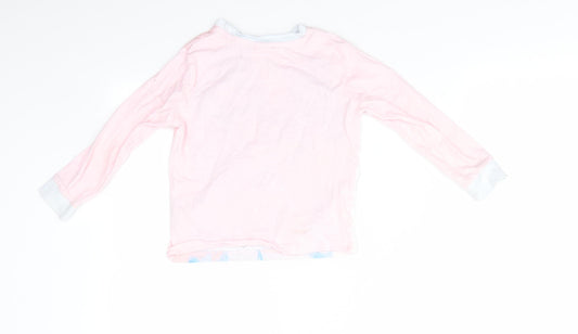 Disney Girls Pink Solid   Pyjama Top Size 5-6 Years  - Frozen II Anna & Elsa