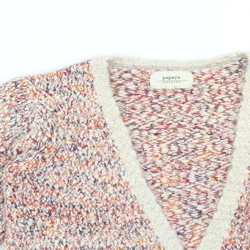 Papaya Womens Multicoloured   Cardigan Jumper Size M