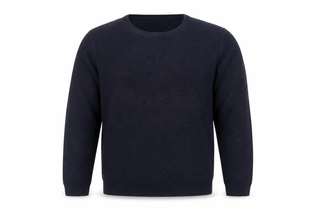 M&S Mens Blue Striped  Pullover Sweatshirt Size L