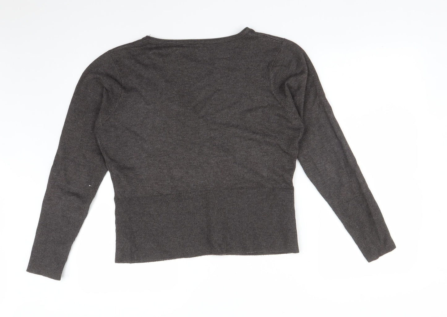 PUURE INSTINCT Womens Grey   Cardigan Jumper Size L