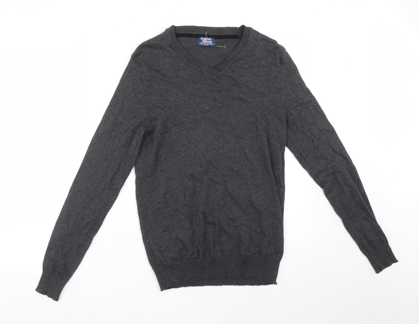 Charles Wilson Mens Grey   Pullover Sweatshirt Size S