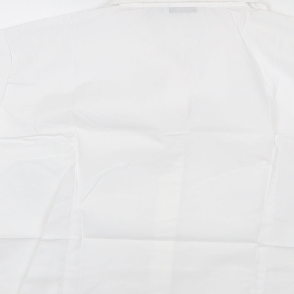 Disley Womens White   Basic Button-Up Size 18