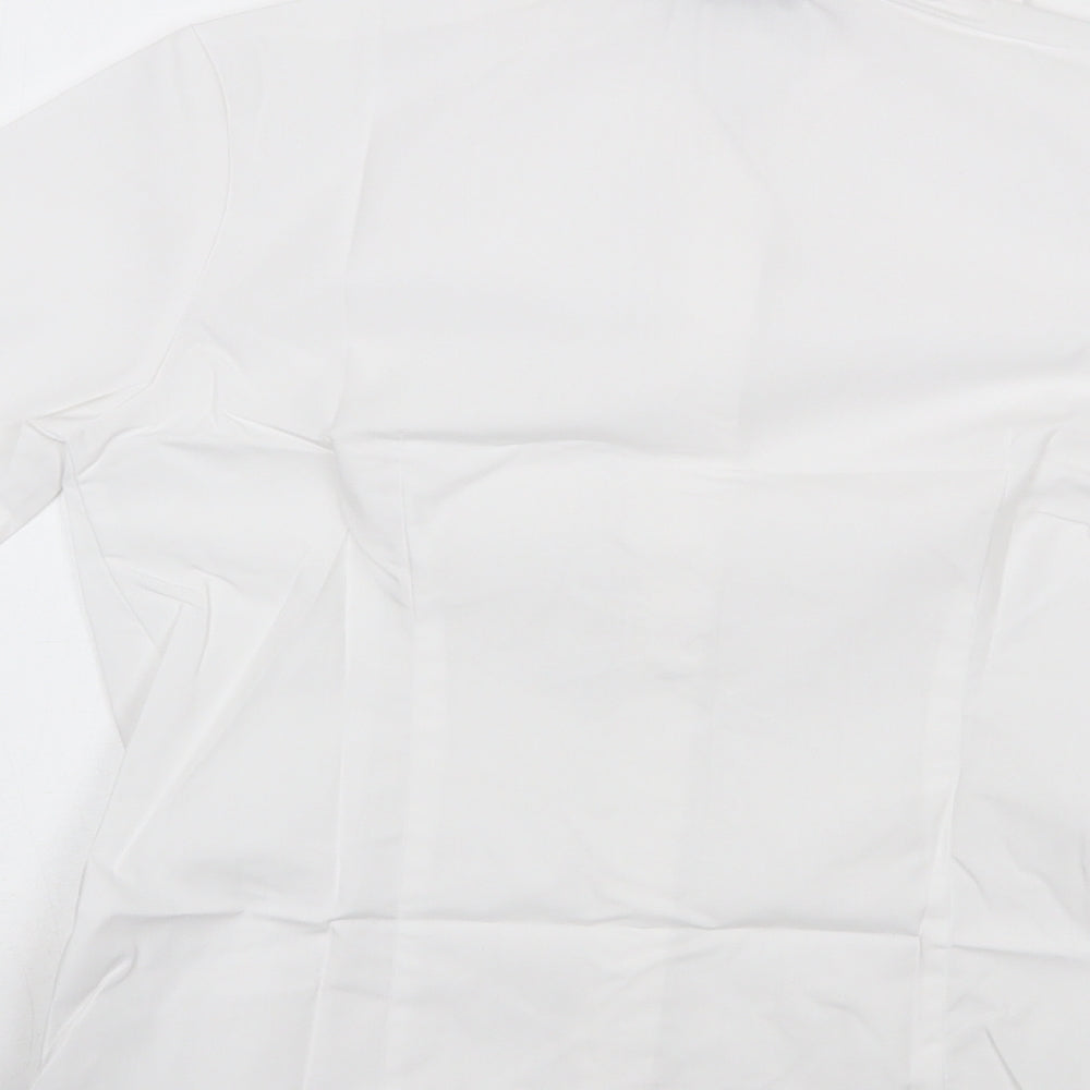 Disley Womens White   Basic Button-Up Size 8