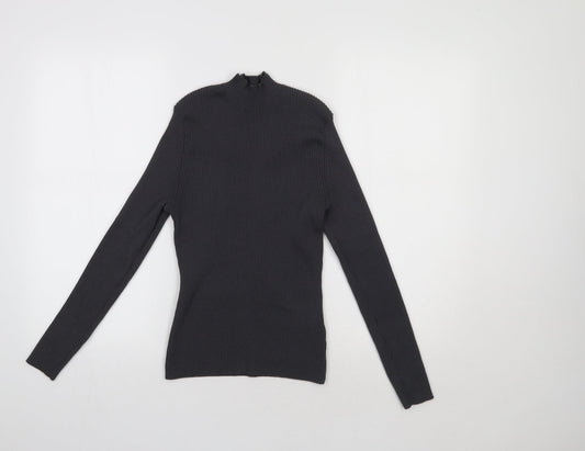 H&M Womens Grey   Pullover Jumper Size M