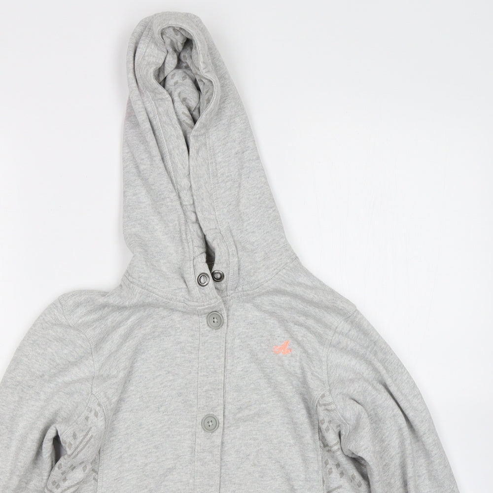 M&S Womens Grey   Cardigan Jumper Size 2XS