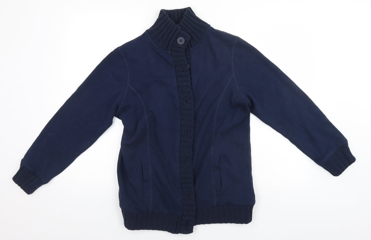 Damart Womens Blue   Cardigan Jumper Size 14