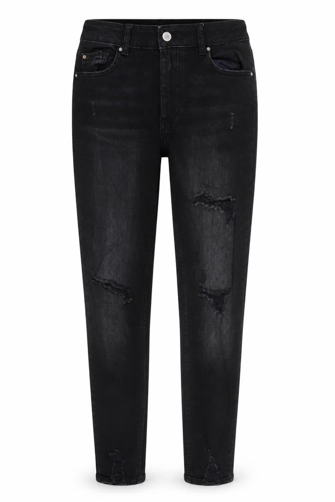Denim & Co. Womens Black   Straight Jeans Size 12 L26 in