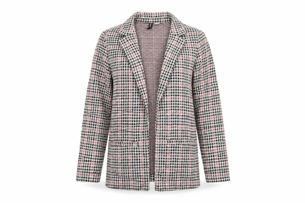 Divided Womens Grey Houndstooth  Jacket  Size 4