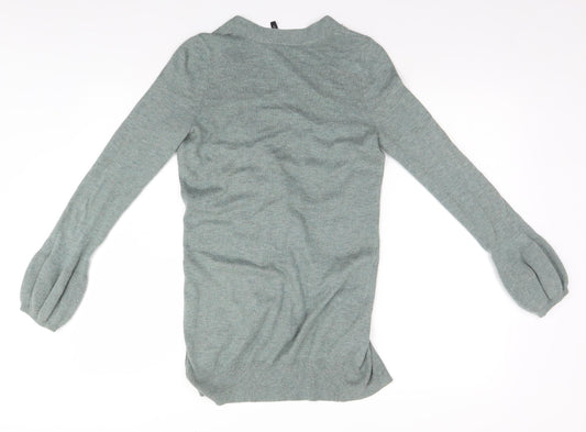 Topshop Womens Grey   Cardigan Jumper Size 8