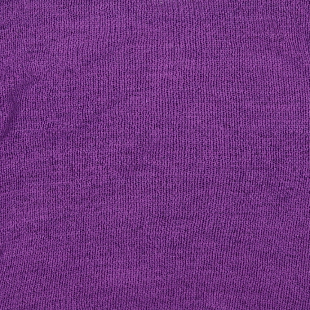 Inspire Collection Womens Purple   Pullover Jumper Size M