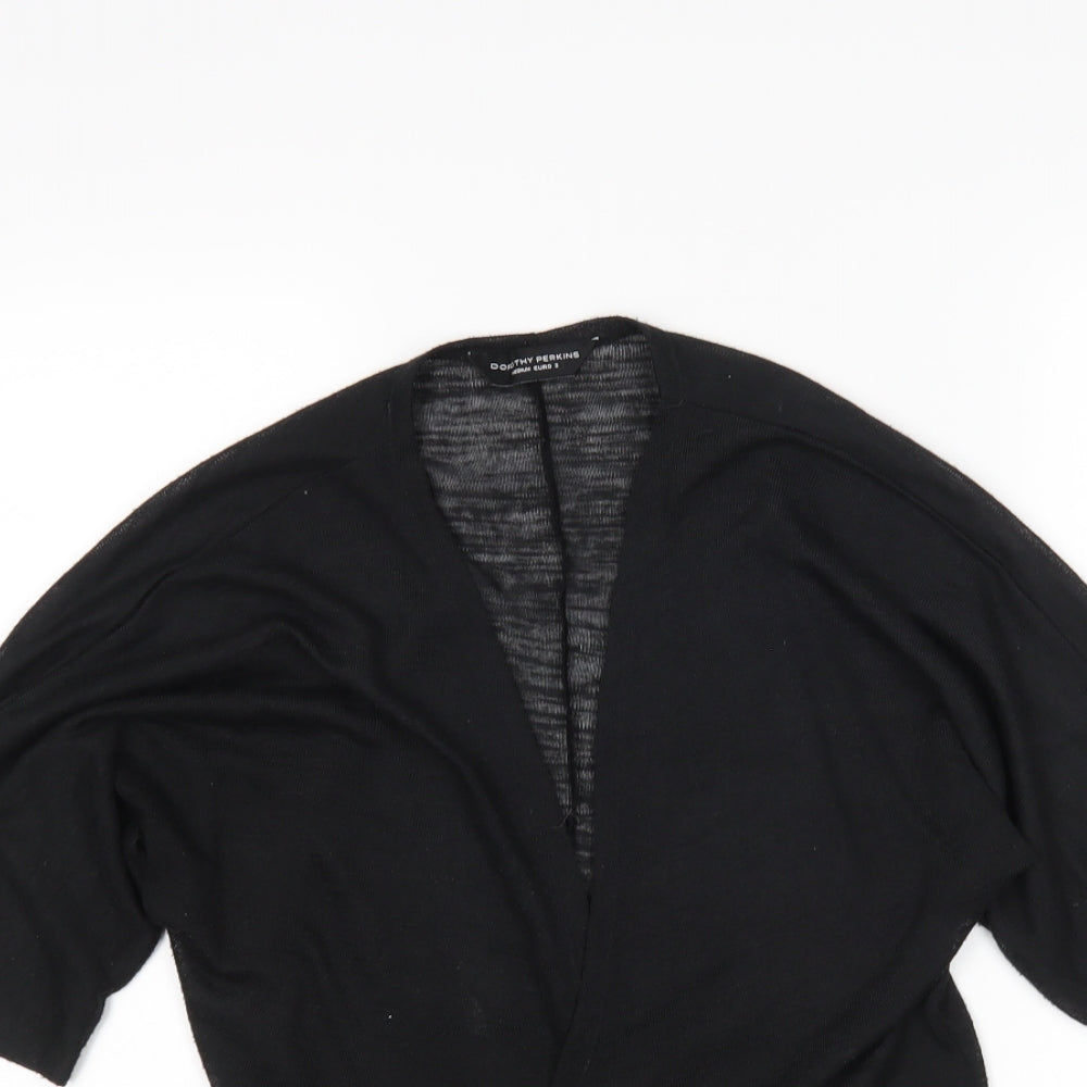 Dorothy Perkins Womens Black   Cardigan Jumper Size M