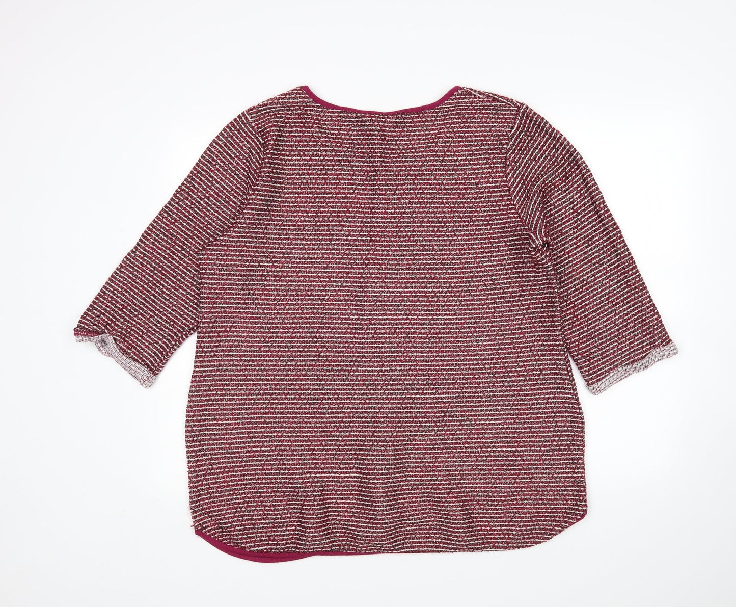 Epilogue Womens Multicoloured Striped  Pullover Jumper Size 18