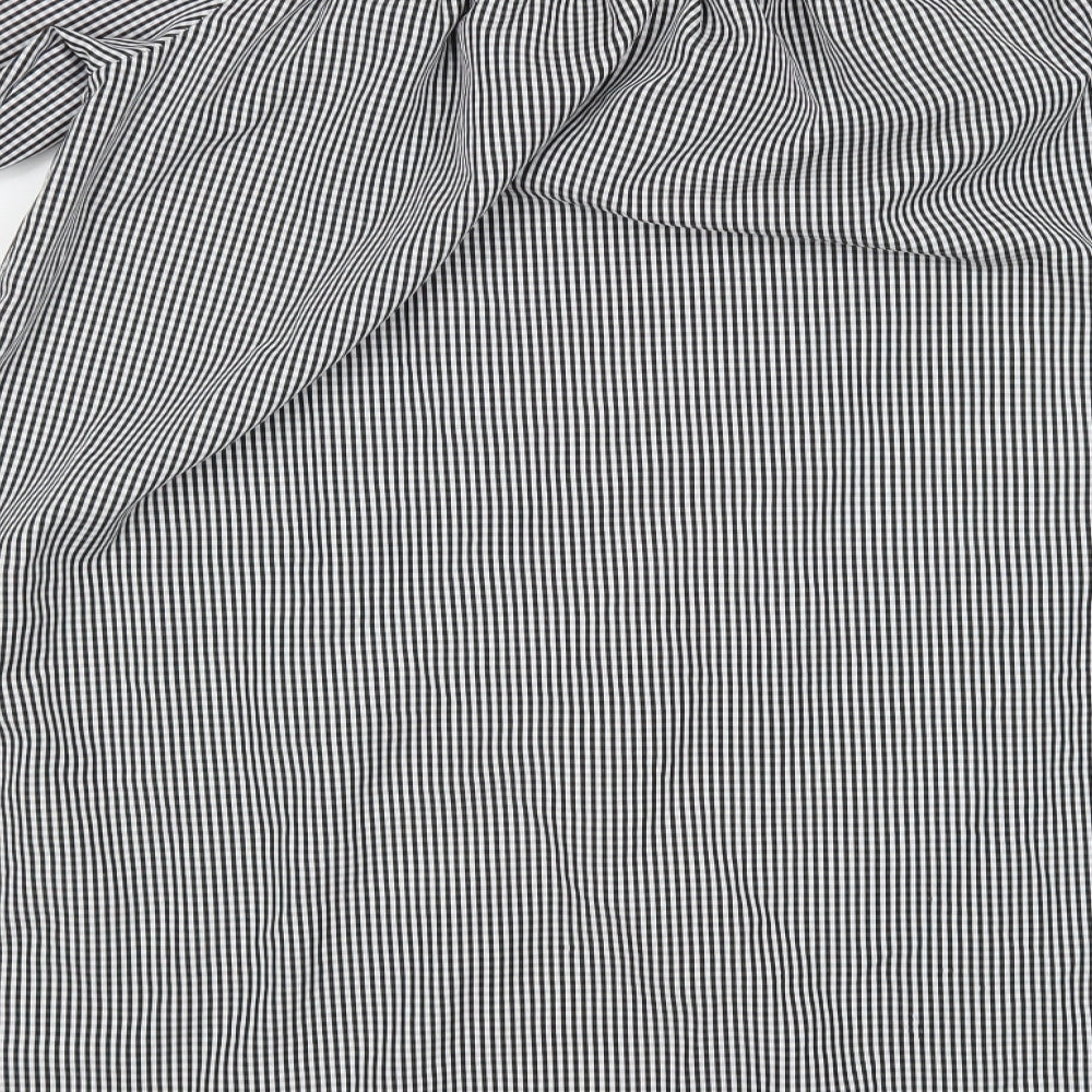 Wi & Co Womens Multicoloured Check  Basic Blouse Size M