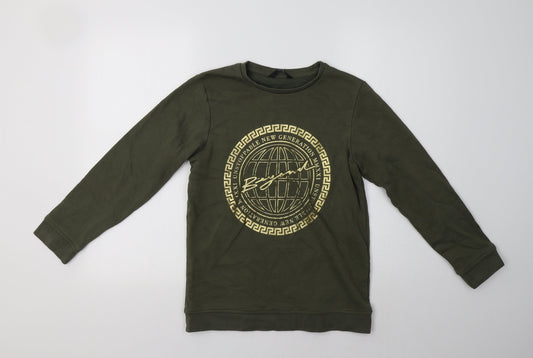 George Girls Green   Pullover Sweatshirt Size 12 Years