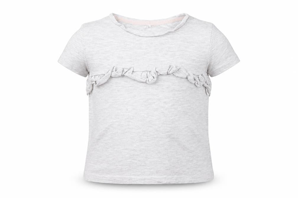 George Girls Grey   Basic T-Shirt Size 5-6 Years
