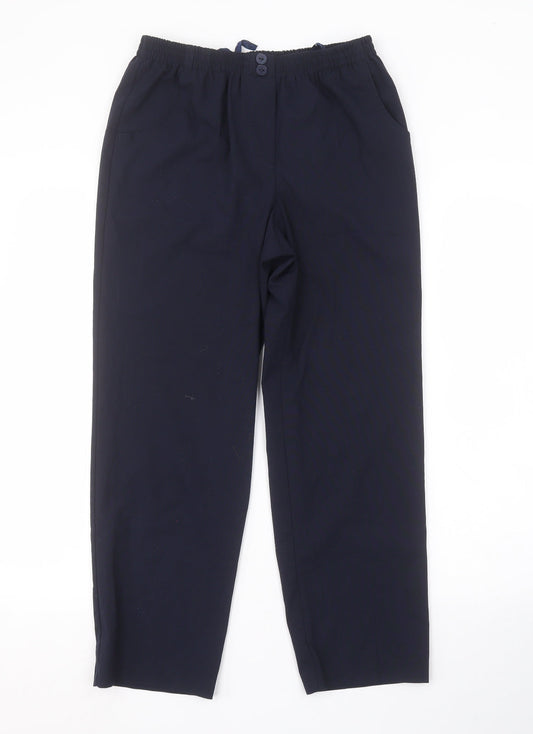 Preworn Womens Blue   Trousers  Size 12 L26 in