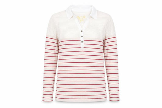 BM Mens Multicoloured Striped   Polo Size L