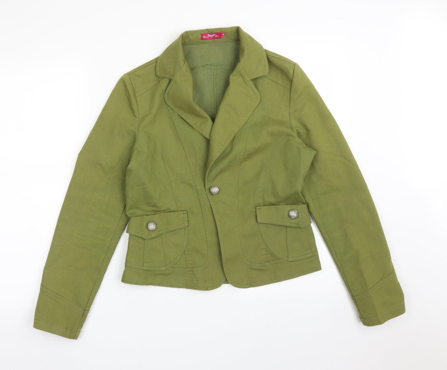 BLACK BAT Womens Green   Jacket Suit Jacket Size XL