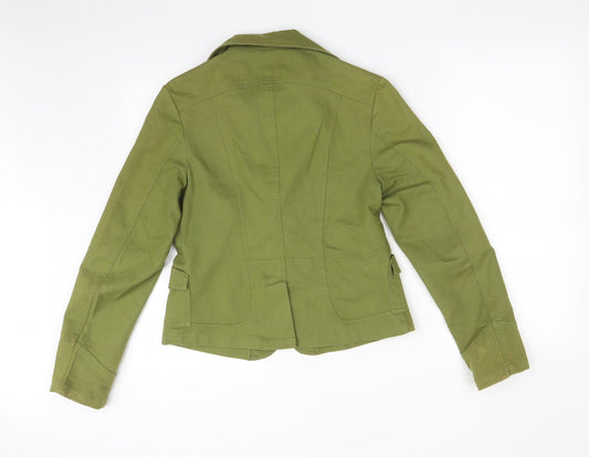 BLACK BAT Womens Green   Jacket Suit Jacket Size XL