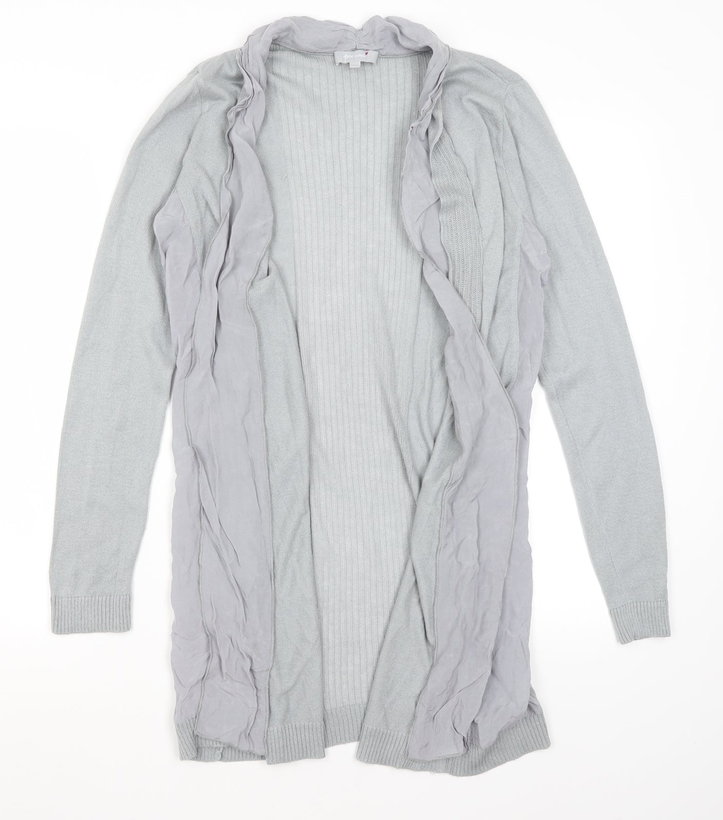 Per Una Womens Grey   Shrug Jumper Size 10