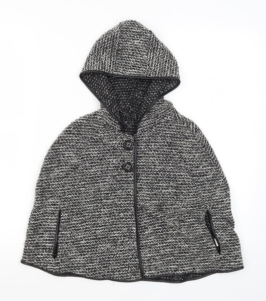 Dunnes  Girls Grey   Pullover Hoodie Size 7 Years