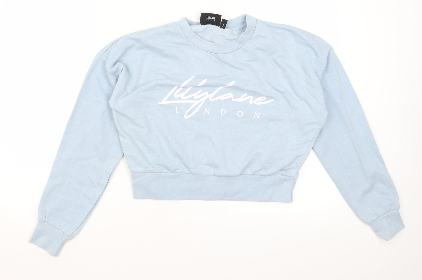 Lilly Lane Womens Blue   Pullover Jumper Size S