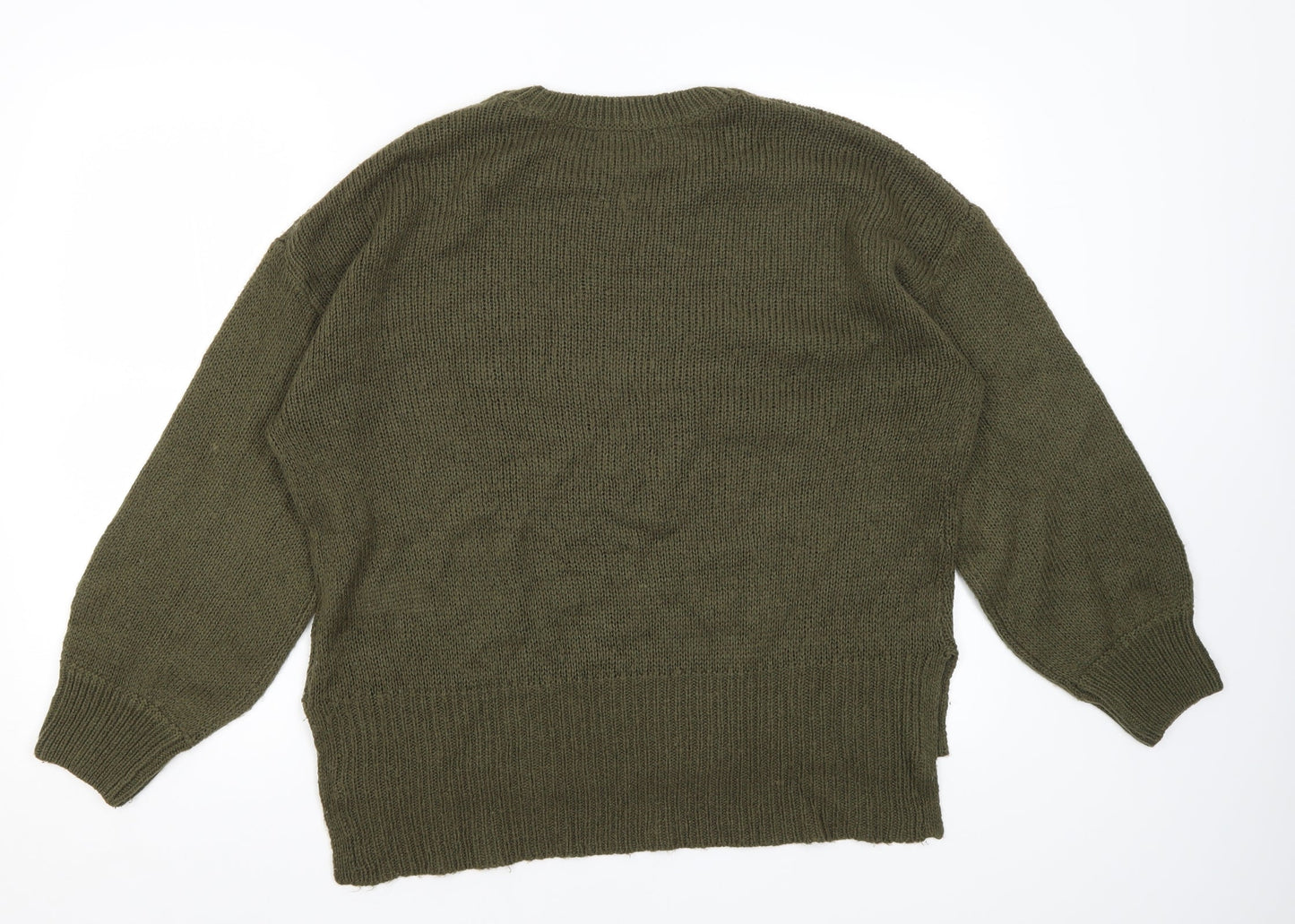 New Look Womens Green   Pullover Jumper Size L