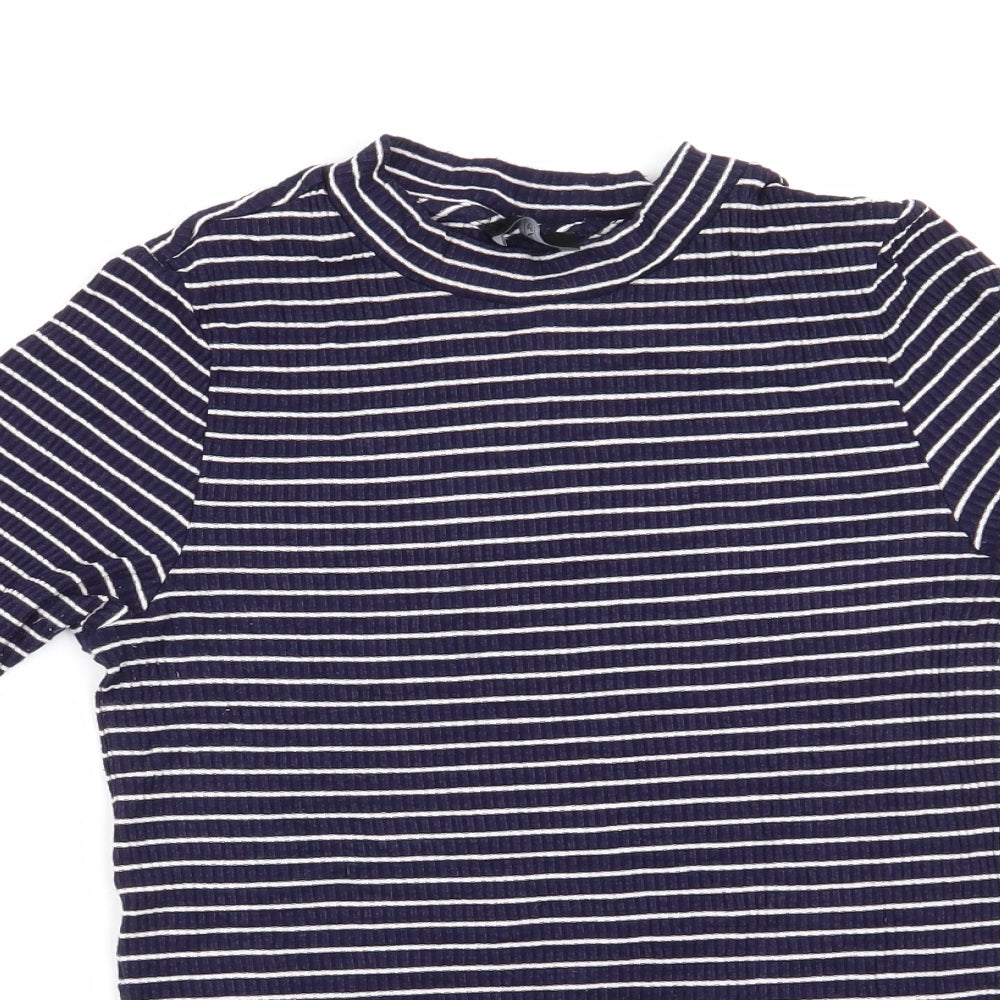 Florence and fred Womens Blue Striped  Pullover Jumper Size 6  - Blue & White Stripe