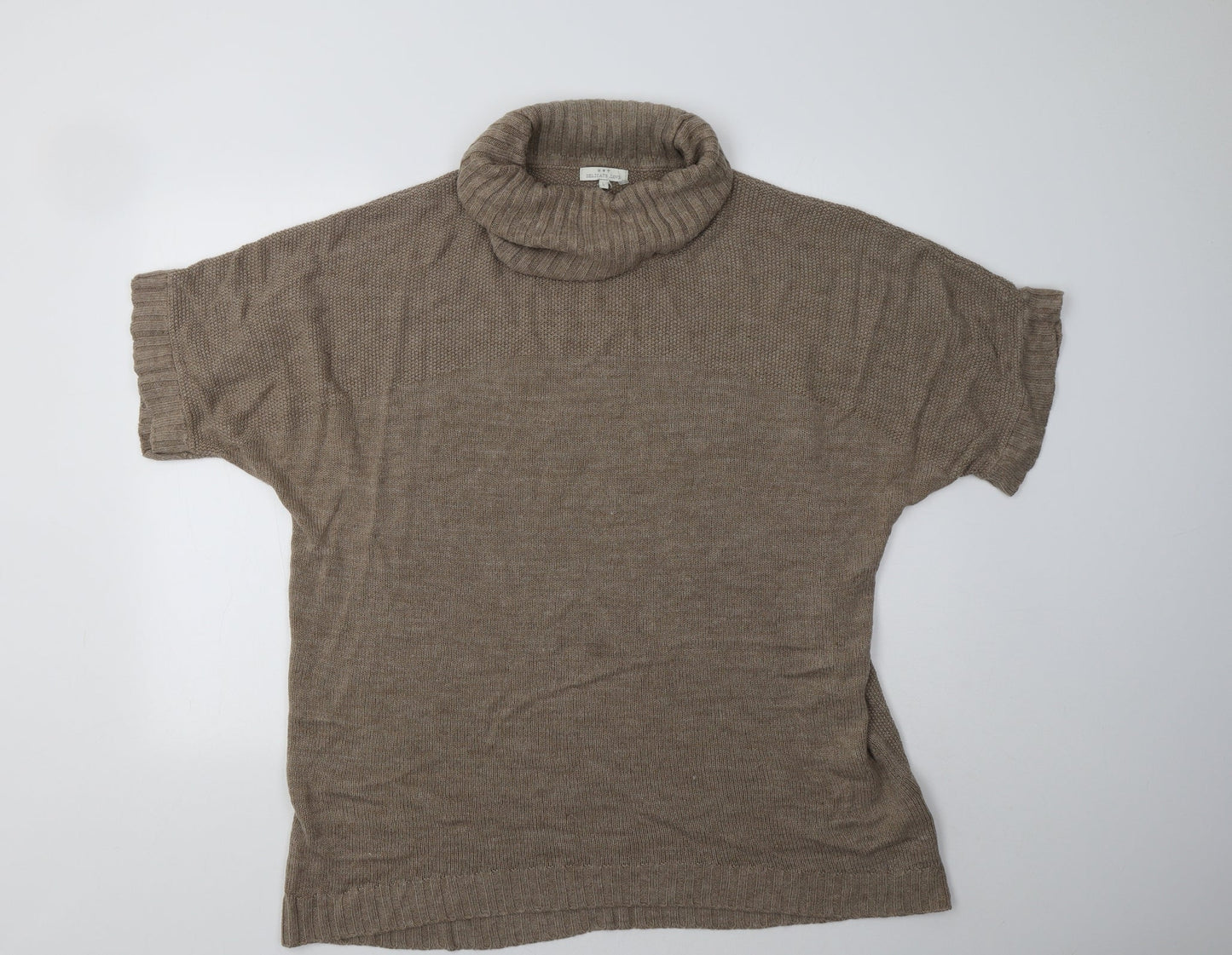 Delicate Love Womens Beige   Pullover Jumper Size L
