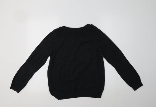 M&S Womens Grey   Pullover Jumper Size 12