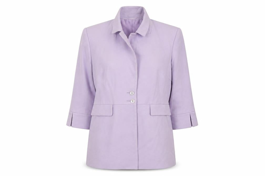 Miss Cassidy Womens Purple   Jacket Blazer Size 10