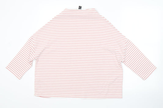 New Look Womens Multicoloured Striped  Pullover Jumper Size 14