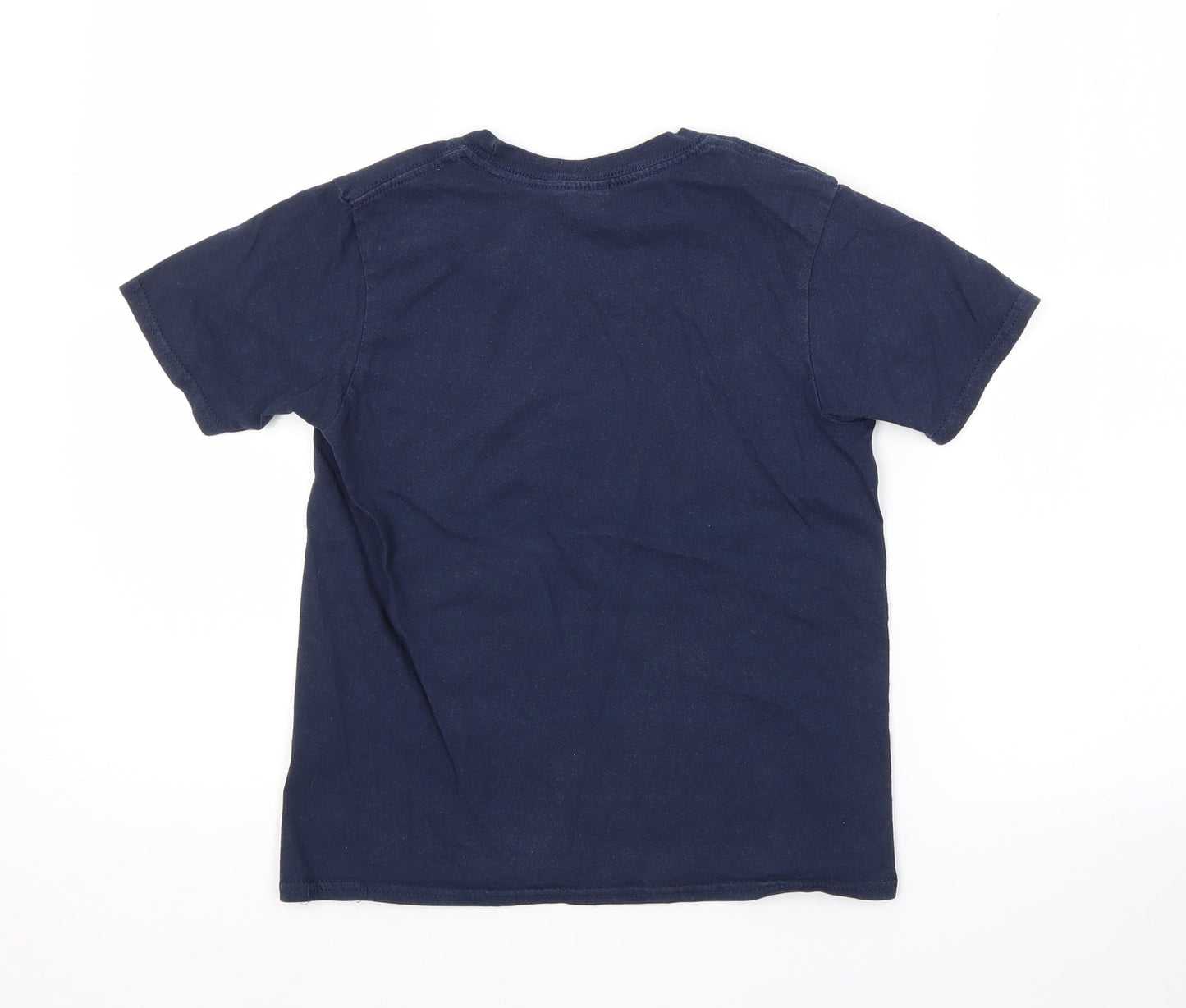 Gildan Boys Blue   Basic T-Shirt Size M