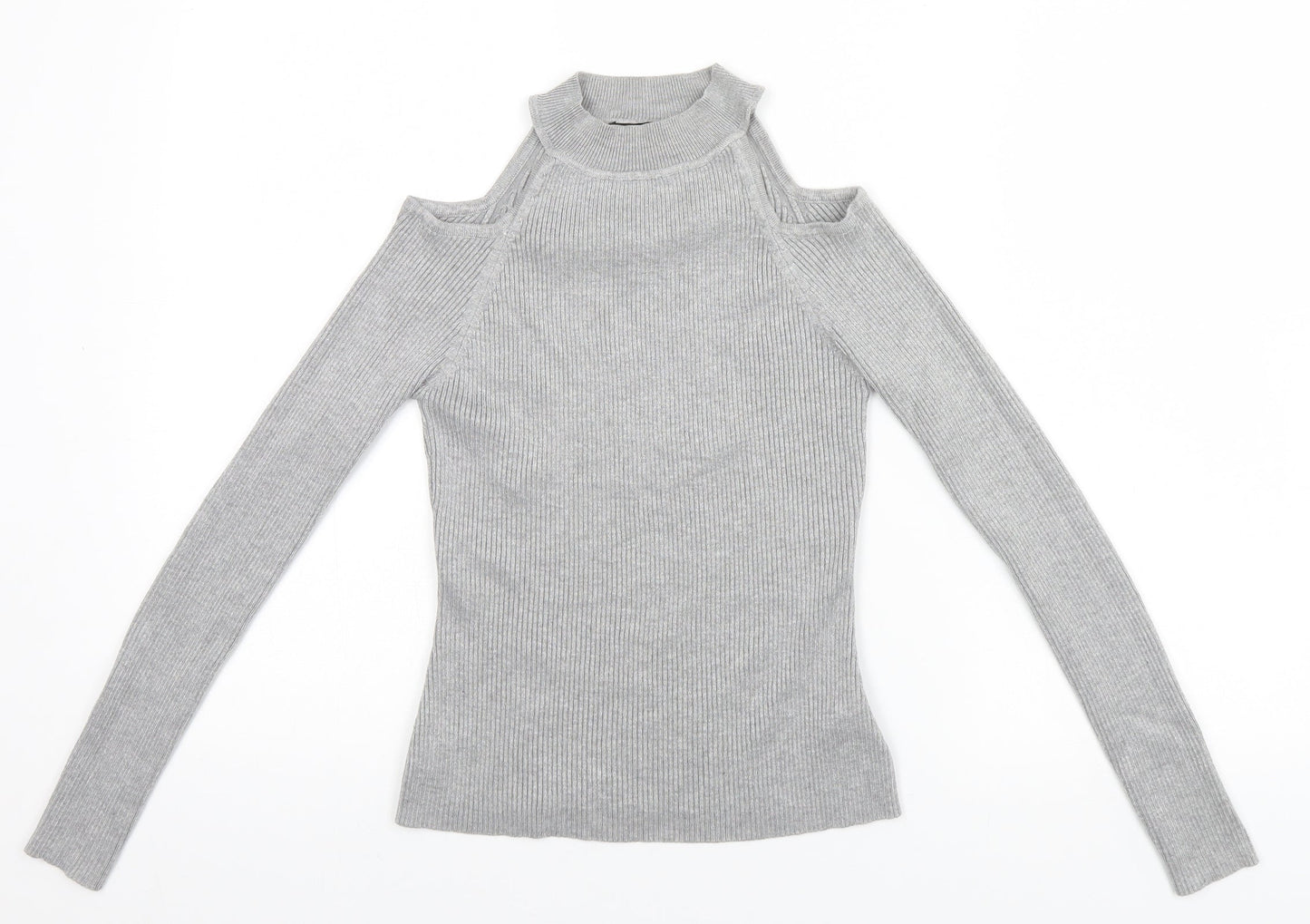 New Look Womens Grey   Pullover Jumper Size 10