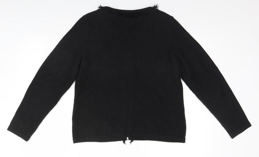 Rabe Womens Black   Cardigan Jumper Size 10