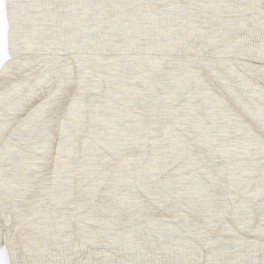 H&M Womens Beige   Pullover Jumper Size XS