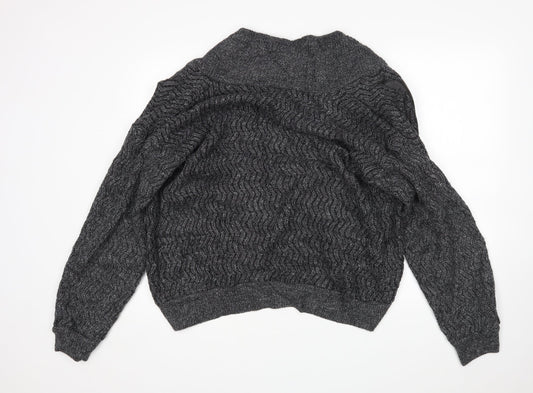Preworn Womens Grey   Cardigan Jumper Size M