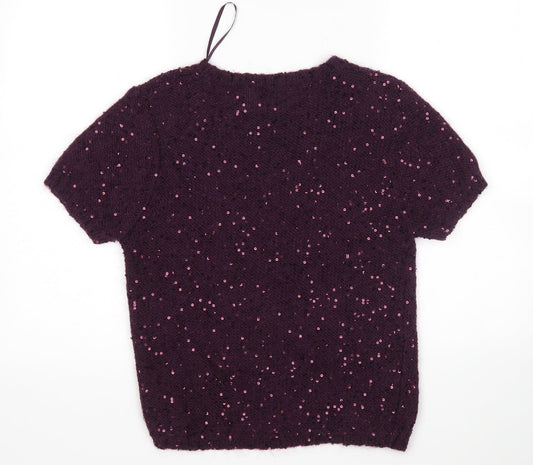 Papaya Womens Purple   Pullover Jumper Size 12
