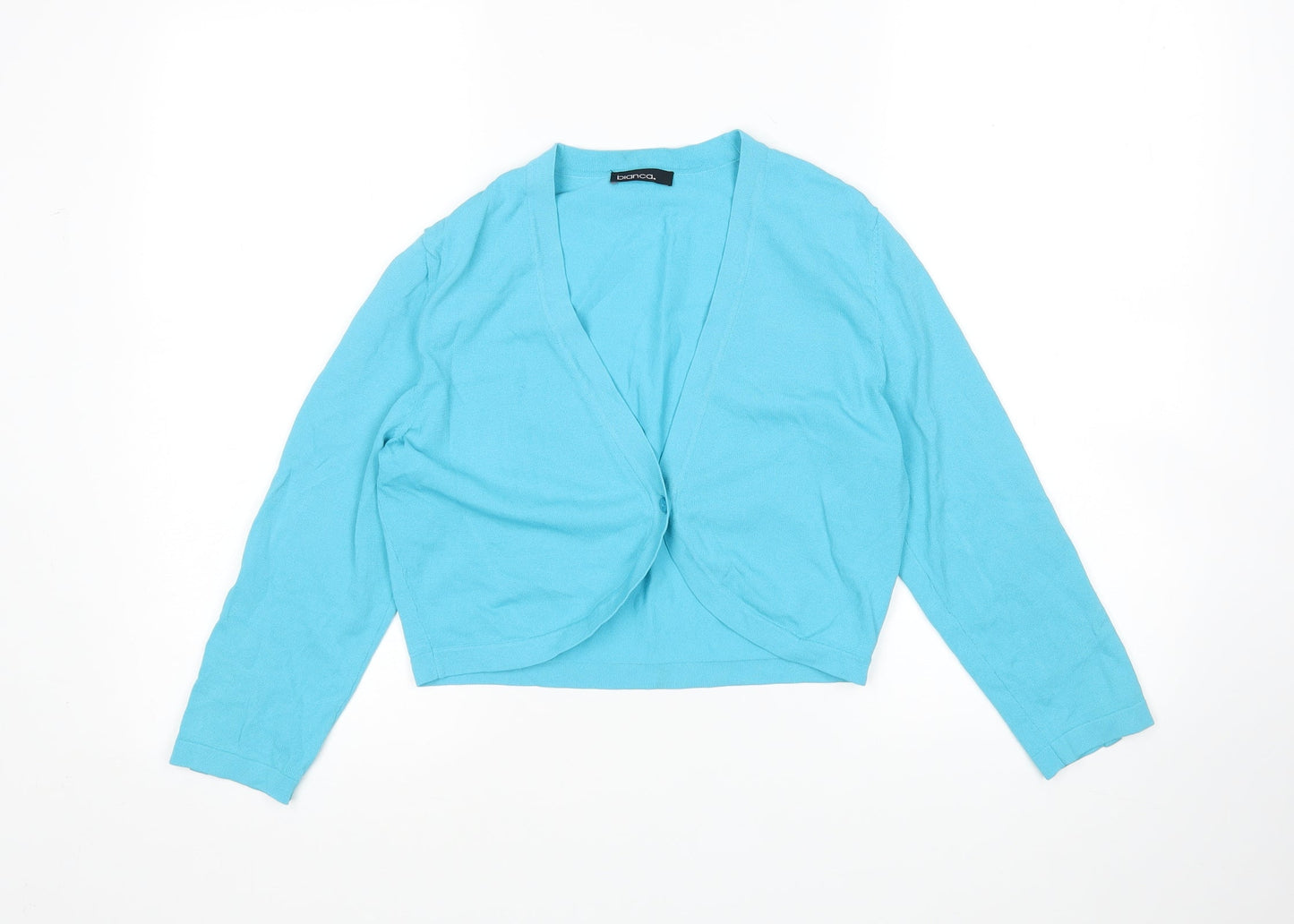 Bianca Womens Blue   Cardigan Jumper Size 10