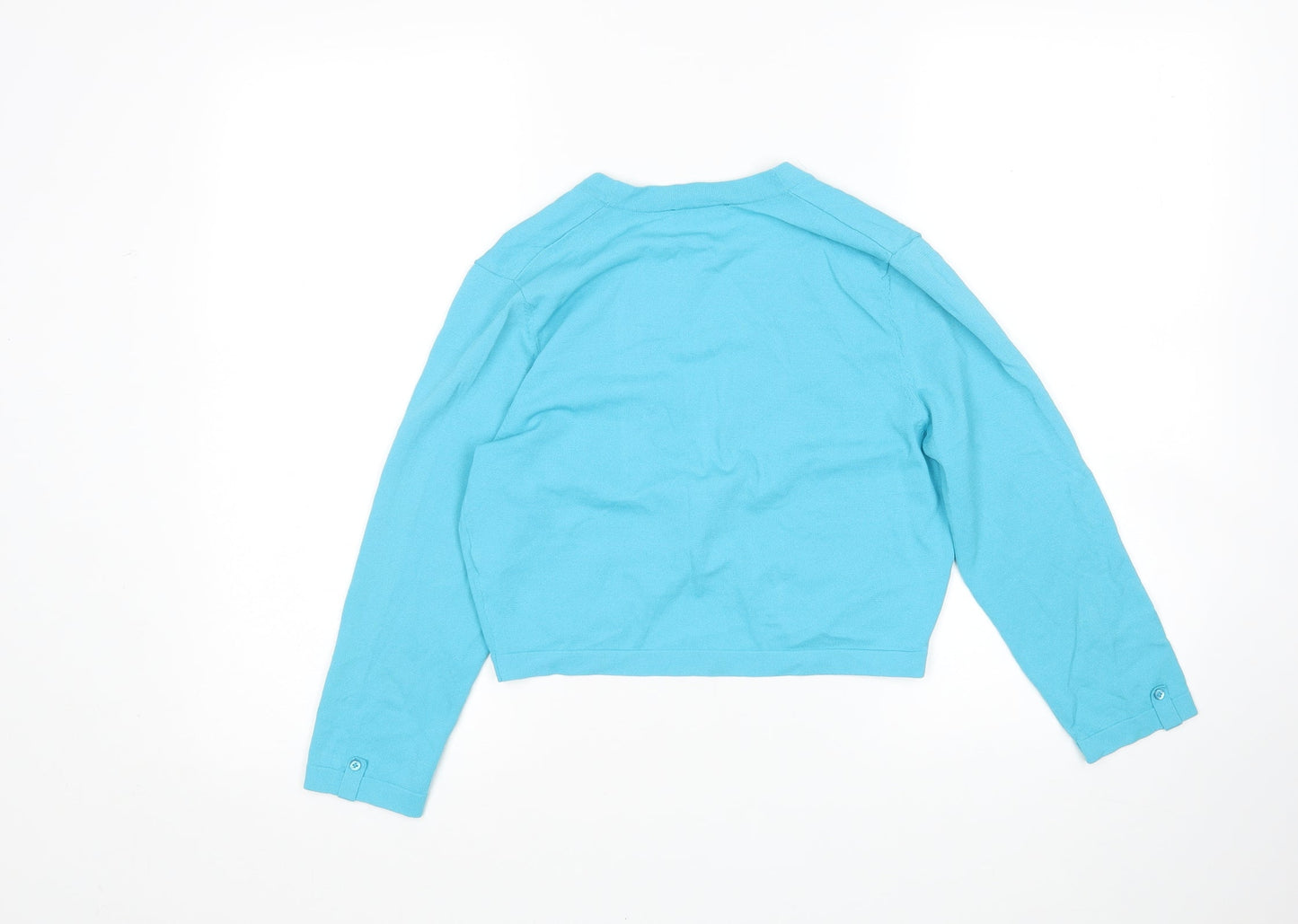 Bianca Womens Blue   Cardigan Jumper Size 10