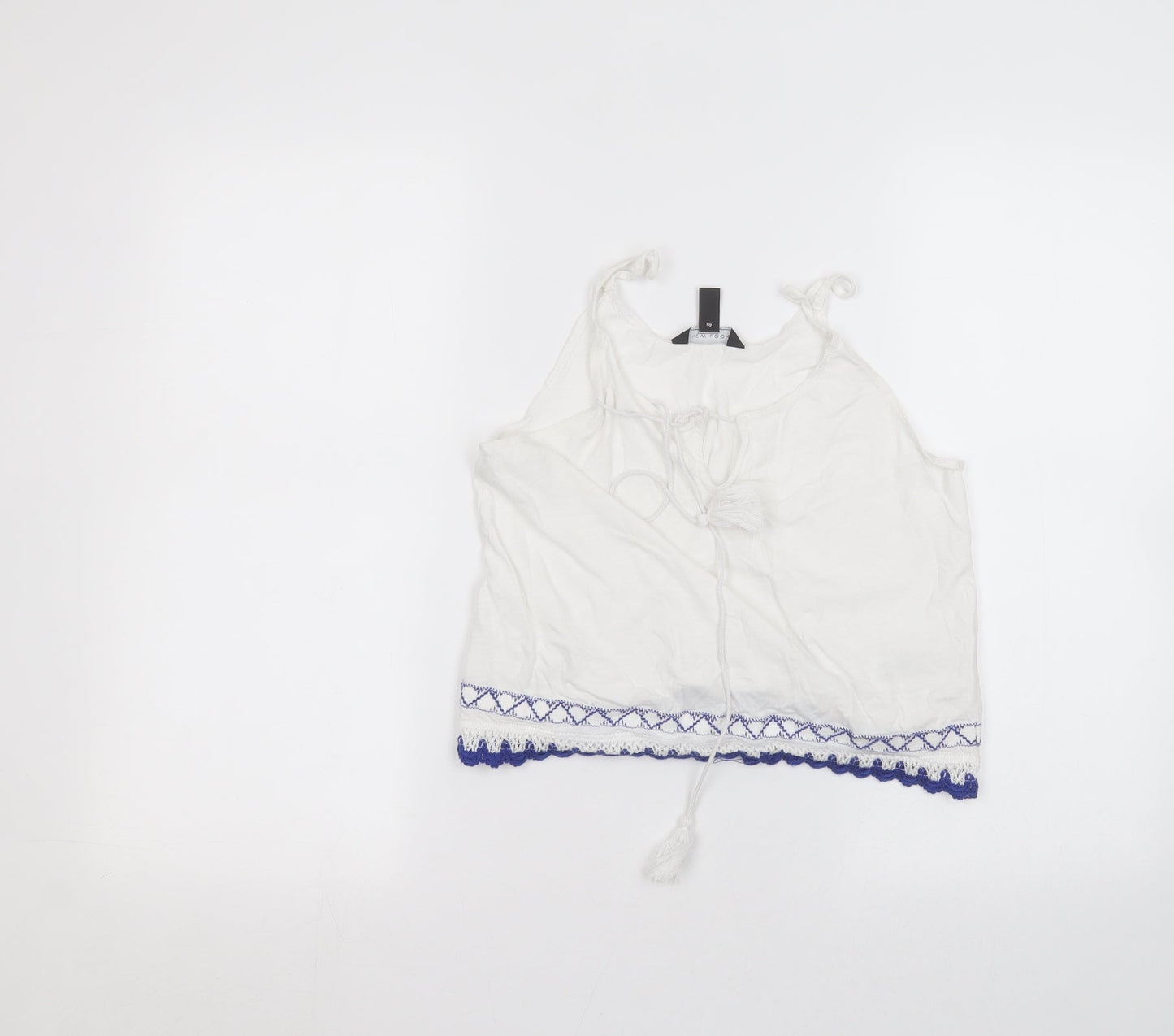 New Look Womens White   Basic T-Shirt Size 12