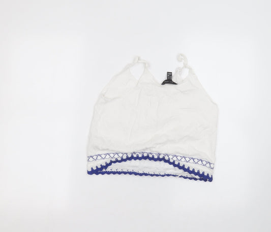 New Look Womens White   Basic T-Shirt Size 12