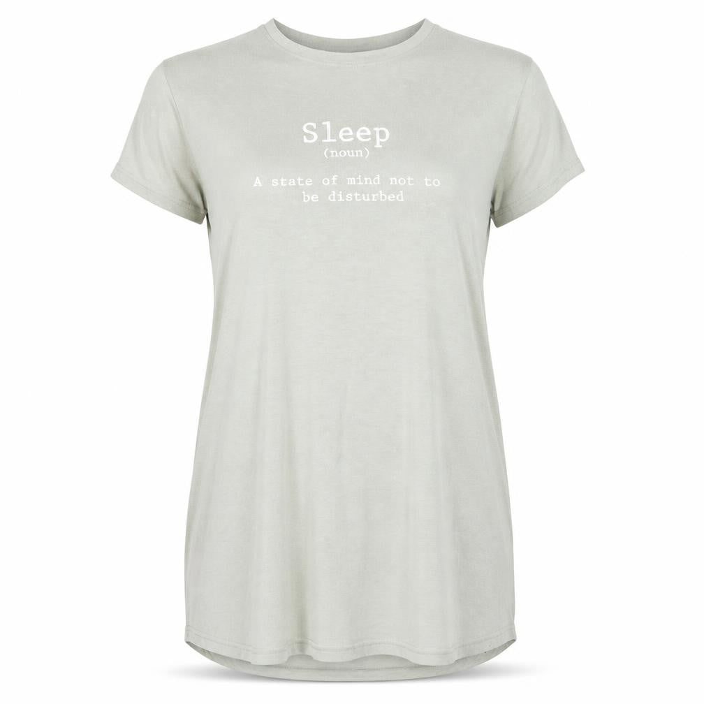 Primark Womens Green Solid Polyester  Dress Size 6   - Pale Green - Sleep A state of mind not to be disturbed